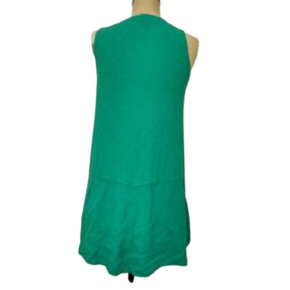 2/$40 Anthropologie Left of Center Calla  Calla high low Tunic Tank in green - Picture 6 of 8